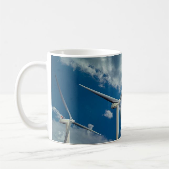 3 Vind turbiner Kaffemugg (Vänster)