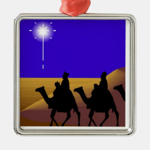 3 Vise Manar julprydnader Julgransprydnad Metall