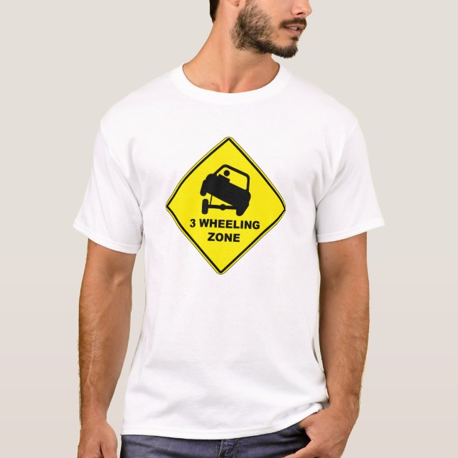 3 Wheel Rörelse T Shirt (Framsida)