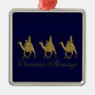 3 Wise Manar i Bethlehem, julprydnad Julgransprydnad Metall