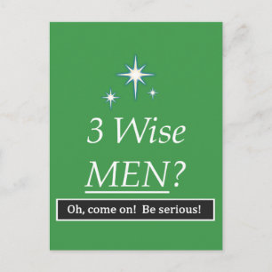 3 Wise Manar? Kom på! Vykort