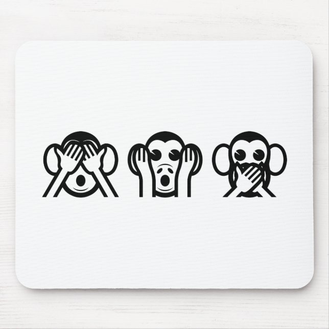 3 Wise Monkey Emoji Musmatta (Framsidan)