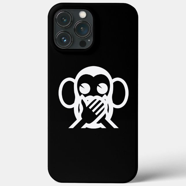 3 Wise Monkey Iwazaru 言 わ ざ る tala NO Evil Emoji (Baksida)