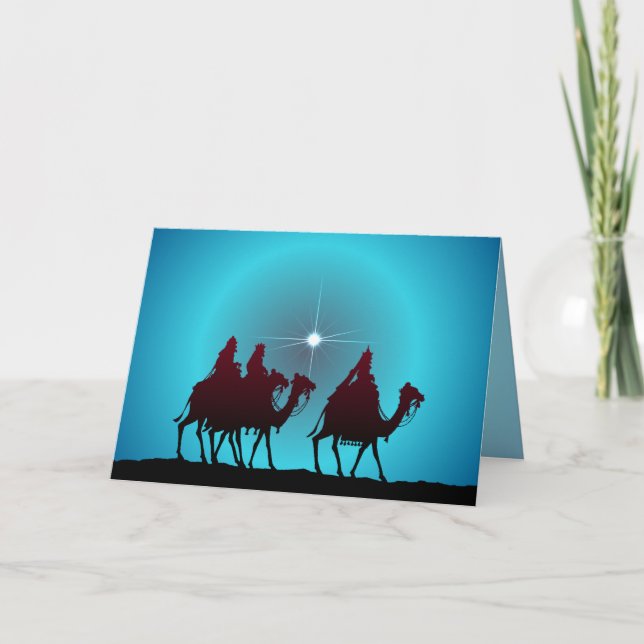 3 WISEMEN & STAR AV SHARON SHARPE HELGKORT (Framsida)