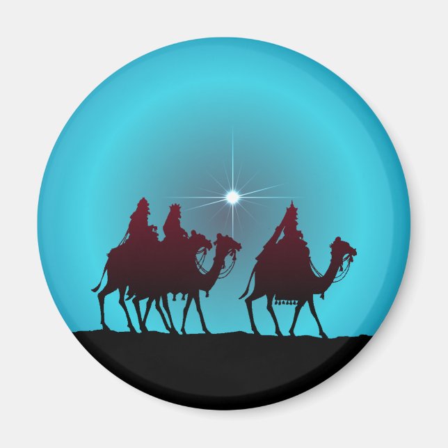 3 WISEMEN & STAR AV SHARON SHARPE MAGNET (Framsidan)