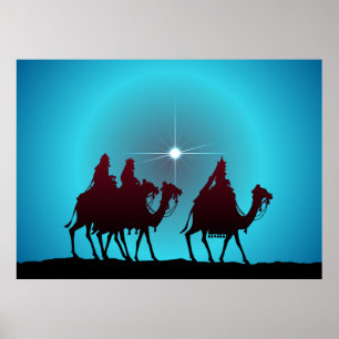 3 WISEMEN & STAR AV SHARON SHARPE POSTER