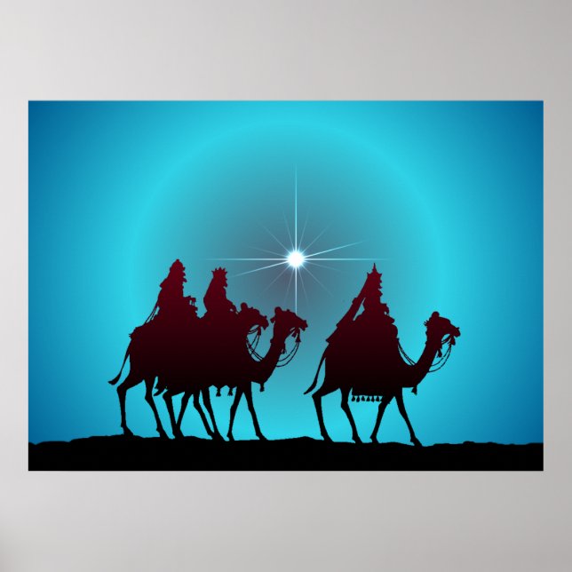 3 WISEMEN & STAR AV SHARON SHARPE POSTER (Framsidan)