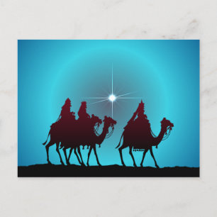 3 WISEMEN & STJÄRNA av SHARON SHARPE Helg Vykort