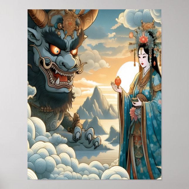3 Wishes Oni Poster (Framsidan)