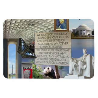 3"x4" fotomagnet i Washington DC bilder har samlat Magnet