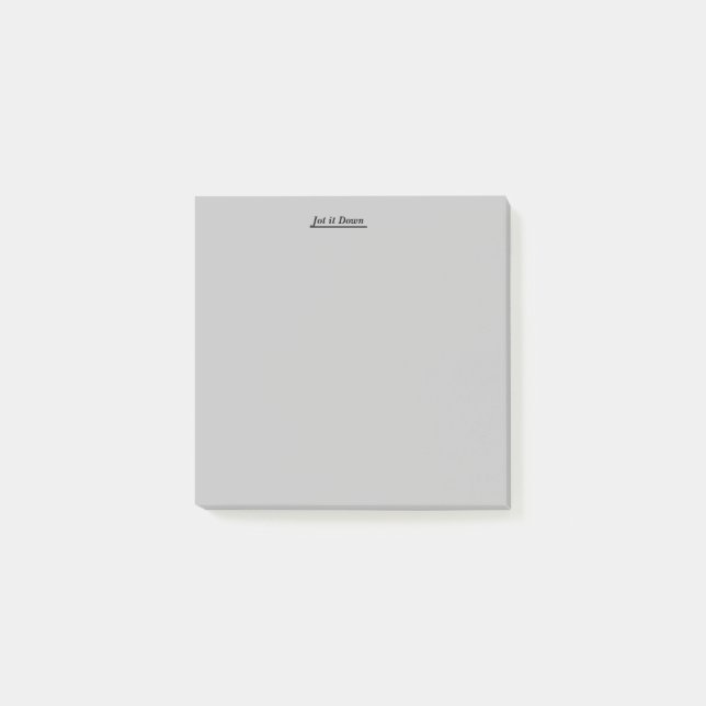 3 x 3 Jot ner Post-it Block (Framsida)