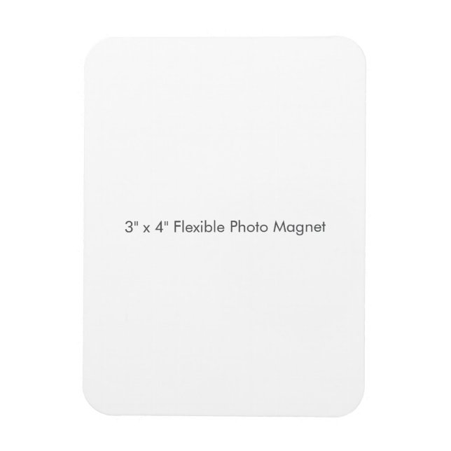 3" x 4" Flexibel Fotomagnet Magnet (Vertikal)