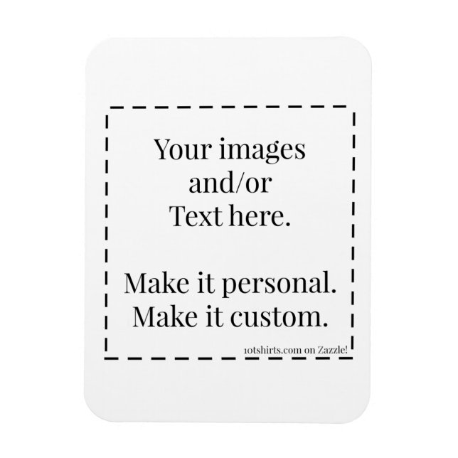 3 x 4-tums Redo för att anpassa magnet (Vertikal)