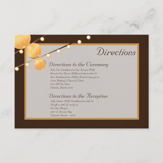 3 x 5 riktningskortets Pappra signaturer på benrut Tilläggskort (Framsida)