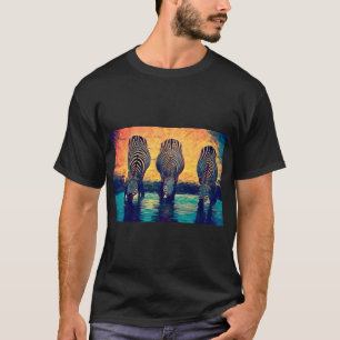 3 Zebröder Ursprunglig djungeldjungel av Abstrakt  T Shirt
