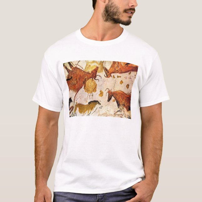 3b Ancient Lascaux Bulls Tröja (Framsida)