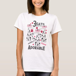 3Cute Cats T Shirt