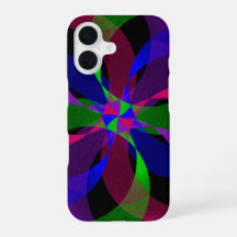 3D 2D Geometric Hybrid iPhone 16 Case