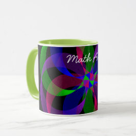 3D 2D Hybrid Geometrisk kaffe Mugg