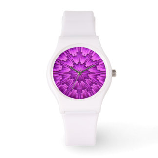 3D-Abstrakt Art 3 Bevakning och talalternativ Armbandsur