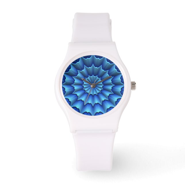 3D-Abstrakt Art 4 Bevakning och numeriska alternat Armbandsur (Framsida)