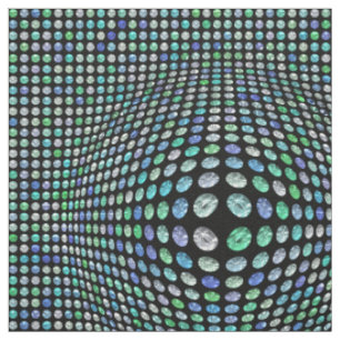 3D-Abstrakt Art 9B Anpassningsbar Fabrics Tyg