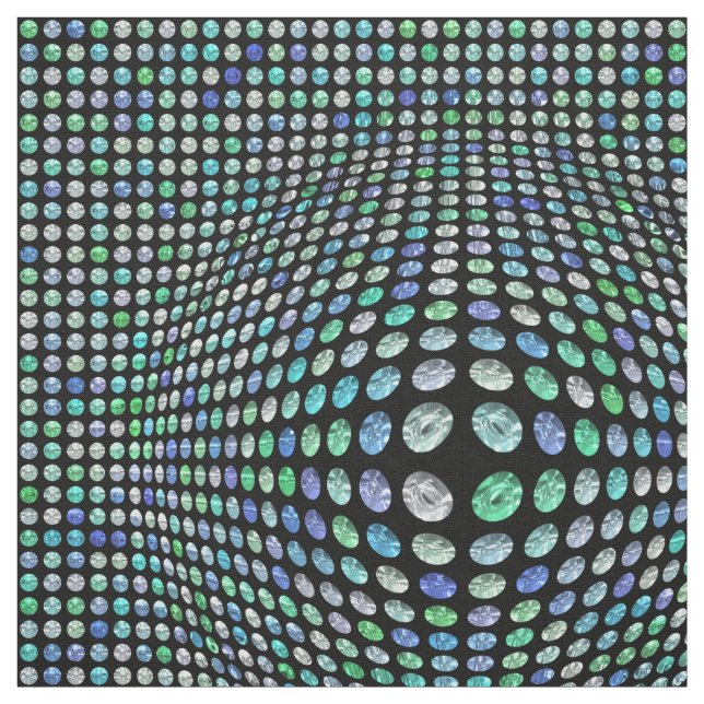3D-Abstrakt Art 9B Anpassningsbar Fabrics Tyg (Provkarta)