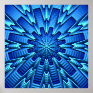 3D-Abstrakt Artikel 1A Poster