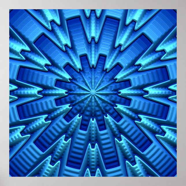 3D-Abstrakt Artikel 1A Poster (Framsidan)