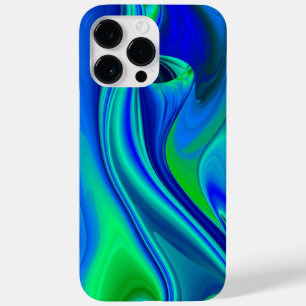 3D-Abstrakt i grönt blå lila