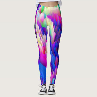 3D Abstrakt Konst 14-21 Bildalternativ Leggings