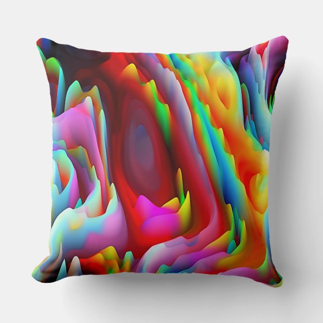 3D Abstrakt Konst 21A-21B Alternativ Kuddar (Framsida)