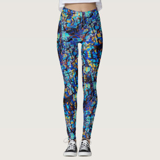 3D Abstrakt Konst 23 Leggings