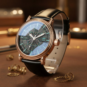 3D Abstrakt Modern Ur Armbandsur