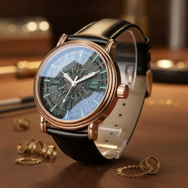 3D Abstrakt Modern Ur Armbandsur (Skapare uppladdad)