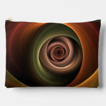 3D Abstrakt Warm Färg Modern Fractal Art i Spiral