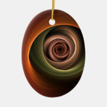3D Abstrakt Warm Färg Modern Fractal Art i Spiral