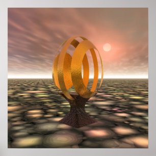 3D Ägg Gnistra! Poster