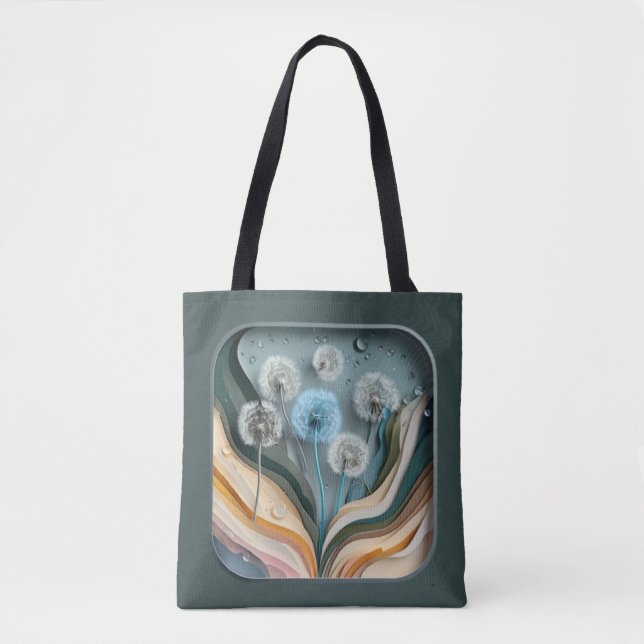 3D Ai Papper Craft Tote Bag Tygkasse (Framsida)