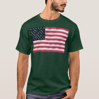 3D American Flagga T Shirt