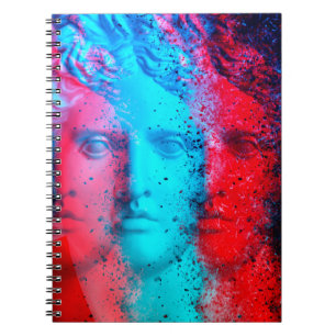 3d-anaglyseffekt. Trämutationer. David Apollo. G Anteckningsbok