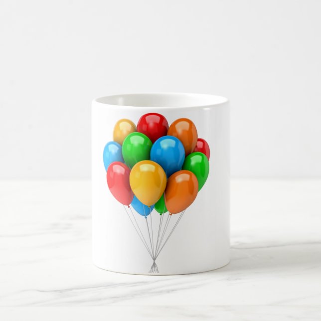 3D-ballonger Kaffemugg (Center)