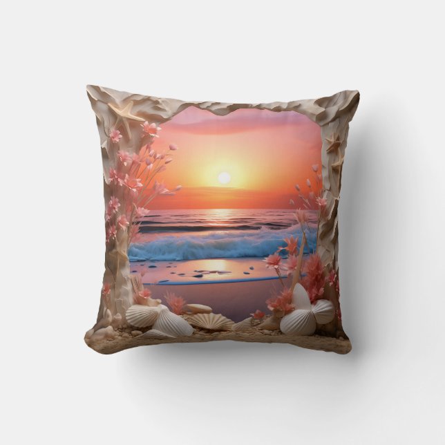 3D beach cushion Kudde (Framsida)