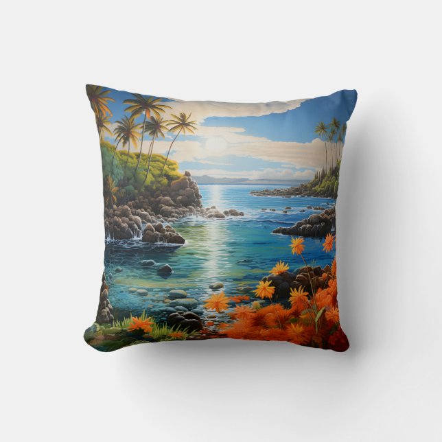 3D beach cushion Kudde (Framsida)