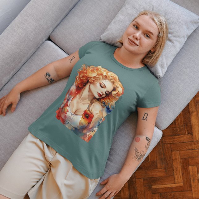 3D Beauty Girl T-Shirt (Skapare uppladdad)