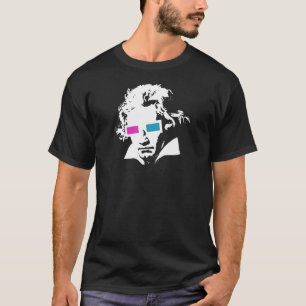 3D Beethoven T Shirt