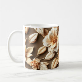 3D Blommor Kaffemugg