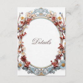 3D Blomsterkransdetaljer Tilläggskort
