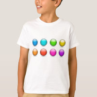 3D Bollar Buttons Boy Chest Tee Funny Joke Trick
