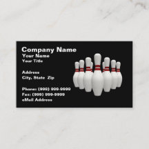 3D Bowling Stift (på Black BG)